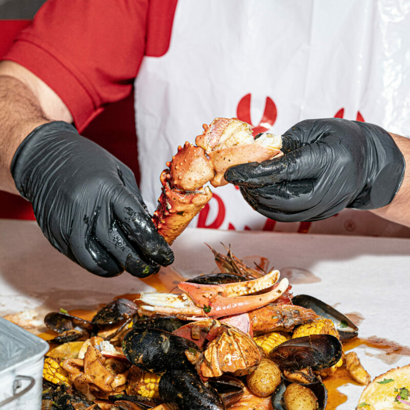 Boil de pata de Centolla